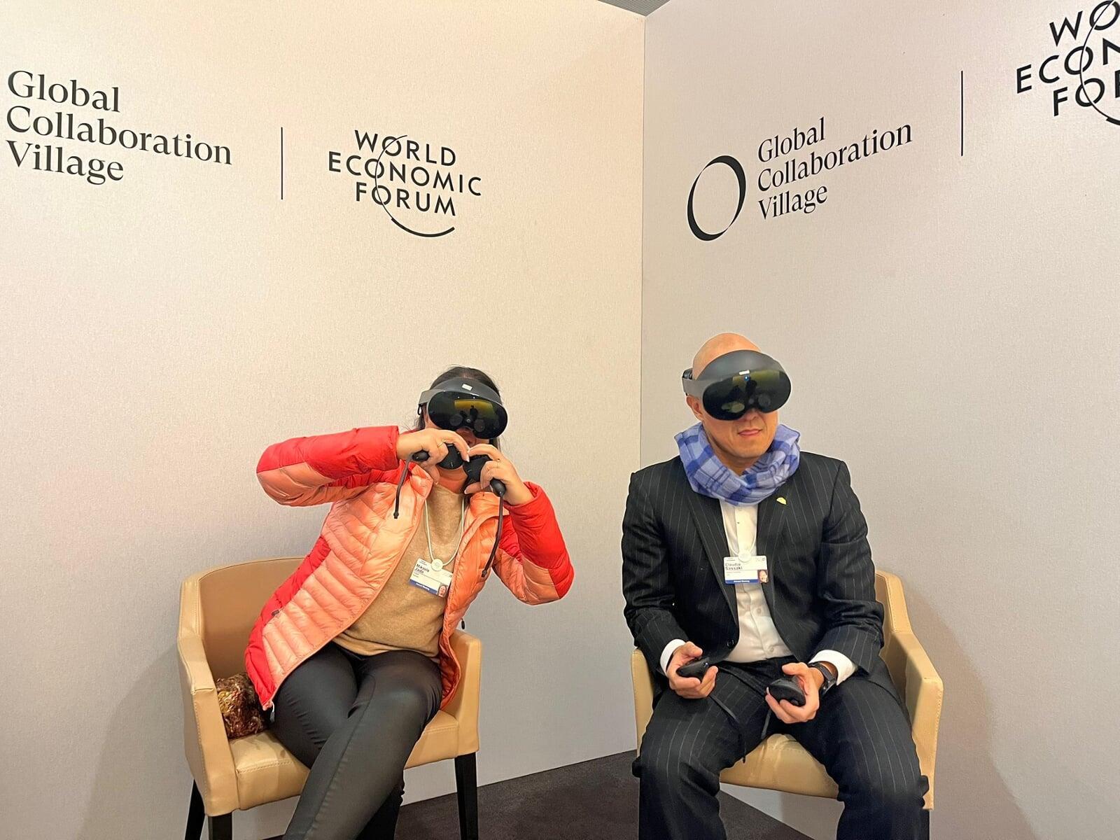 Immersive experiences at WEF